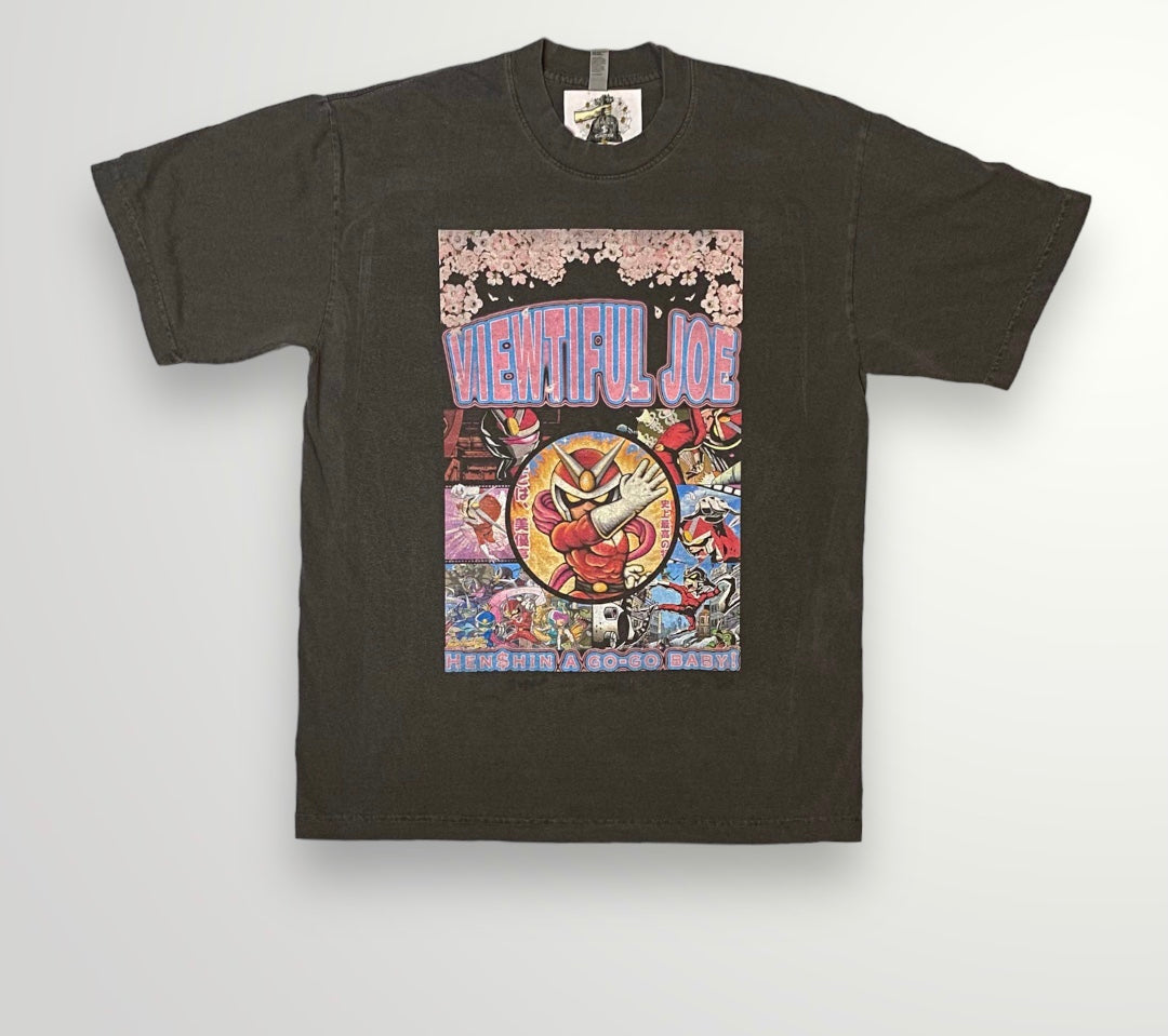Viewtiful Joe Vintage Black T-shirt