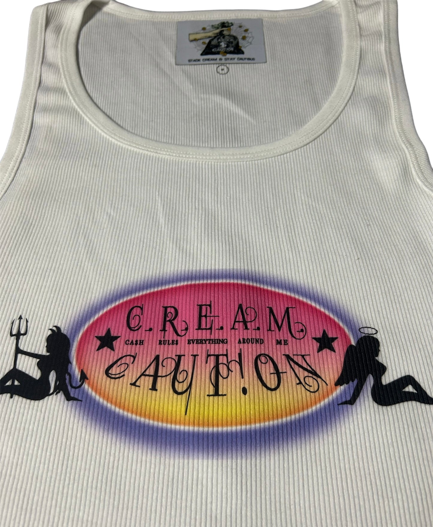 “Airbrushed” tank-top