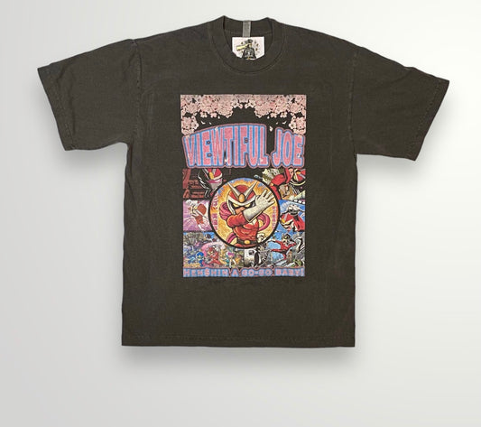 Viewtiful Joe Vintage Black T-shirt